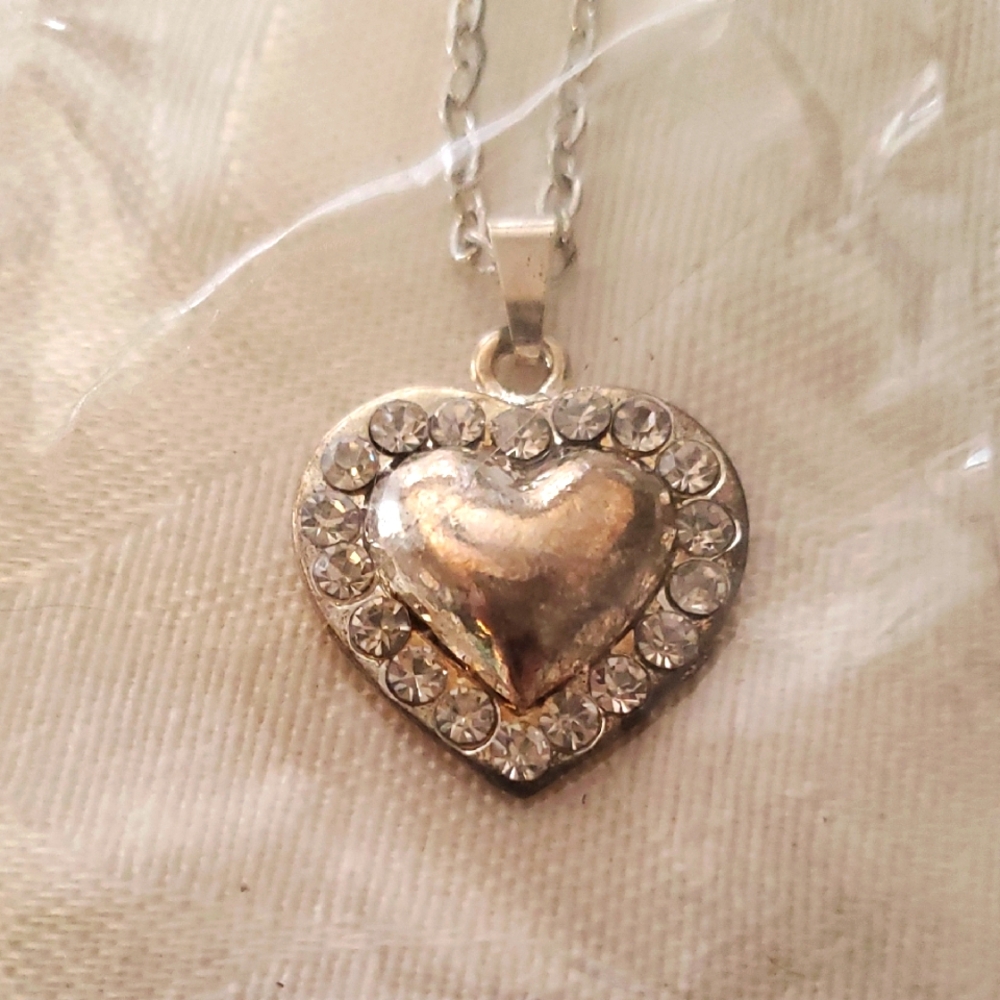Heart Necklace & Earrings